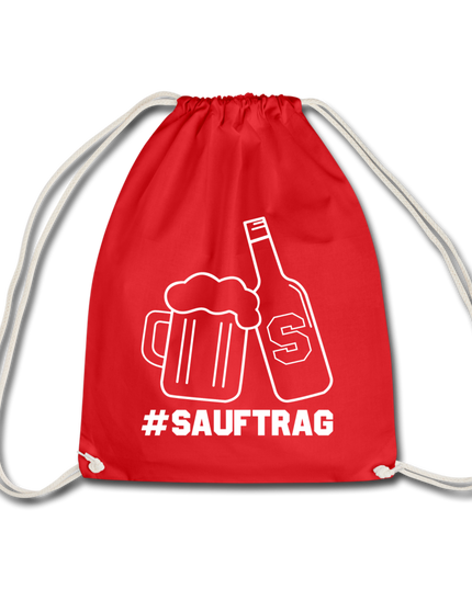 Sauftrag Saufbeutel - red