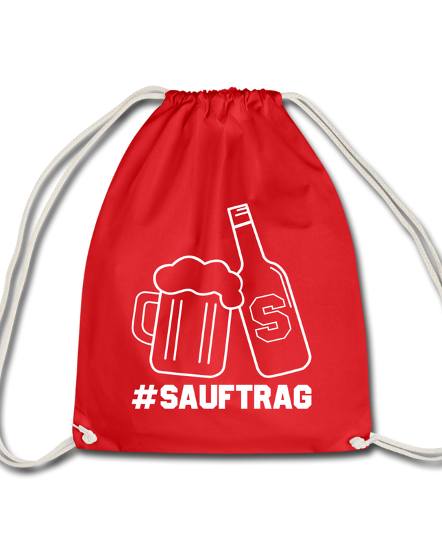 Sauftrag Saufbeutel - red
