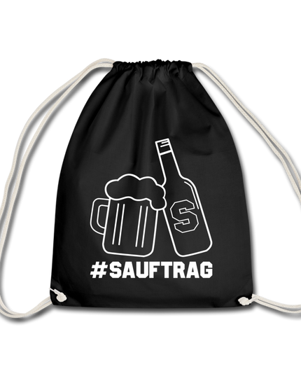Sauftrag Saufbeutel - black
