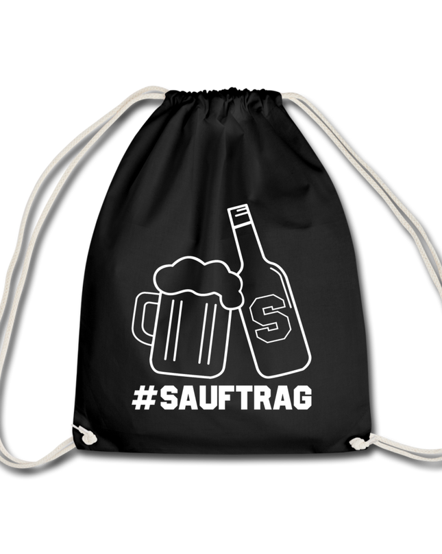 Sauftrag Saufbeutel - black