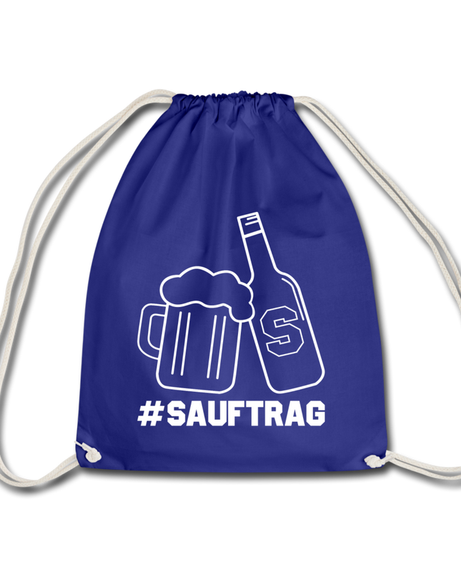 Sauftrag Saufbeutel - royal blue