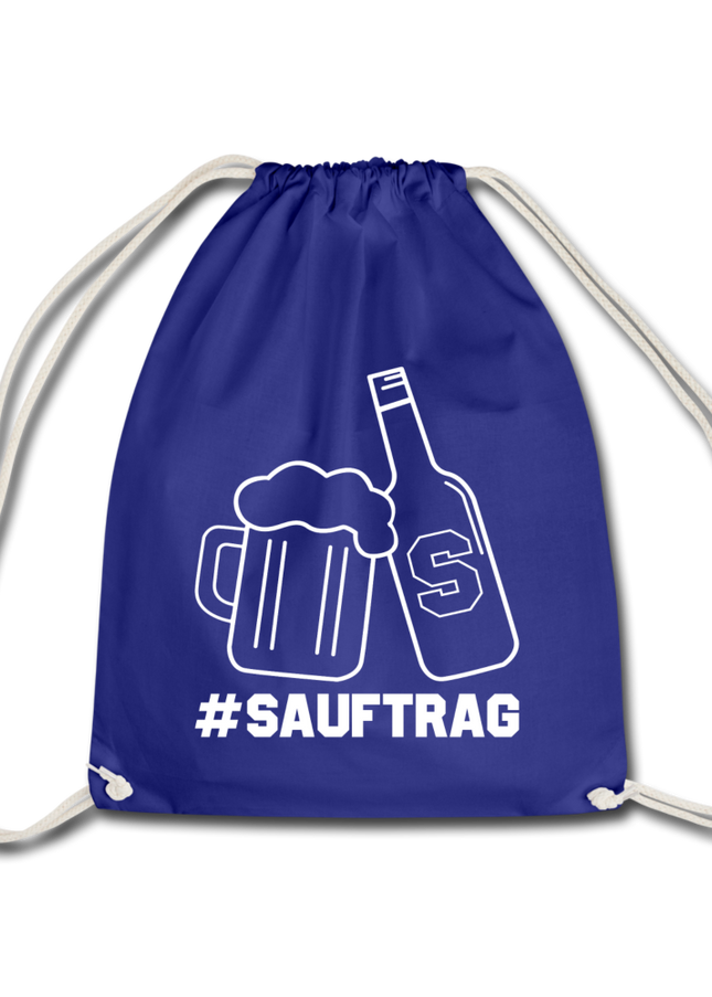 Sauftrag Saufbeutel - royal blue