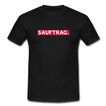 Sauftrag T-Shirt - black