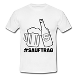 #Sauftrag T-Shirt - white