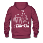 #Sauftrag Premium Hoodie - bordeaux