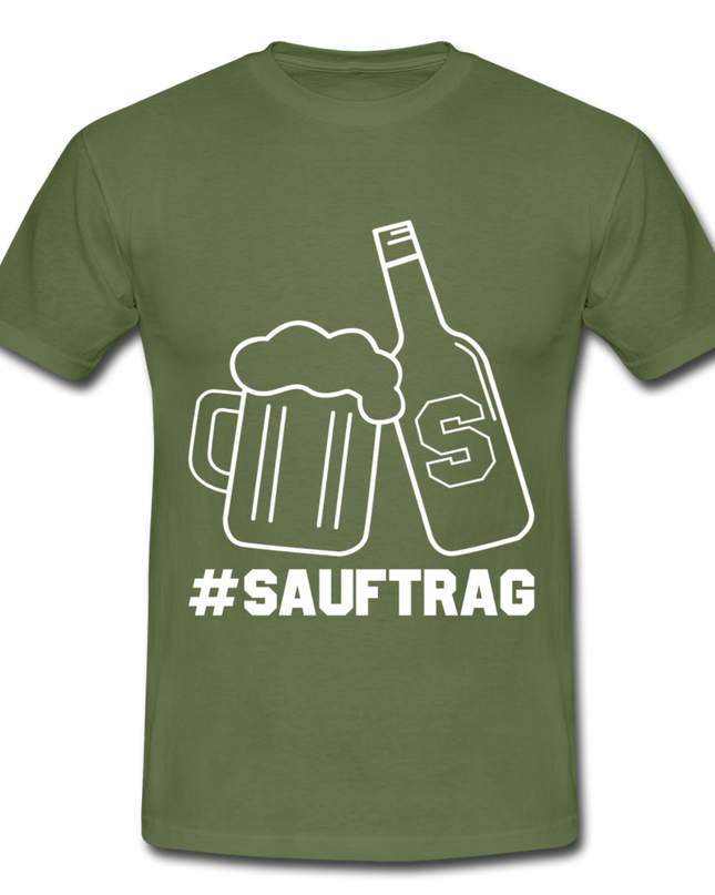 #Sauftrag T-Shirt - military green