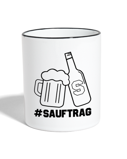 Sauftrag Tasse 2020 - Weiß/Schwarz