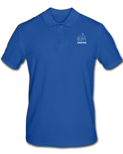 #SAUFTRAG Polo Shirt - Royalblau