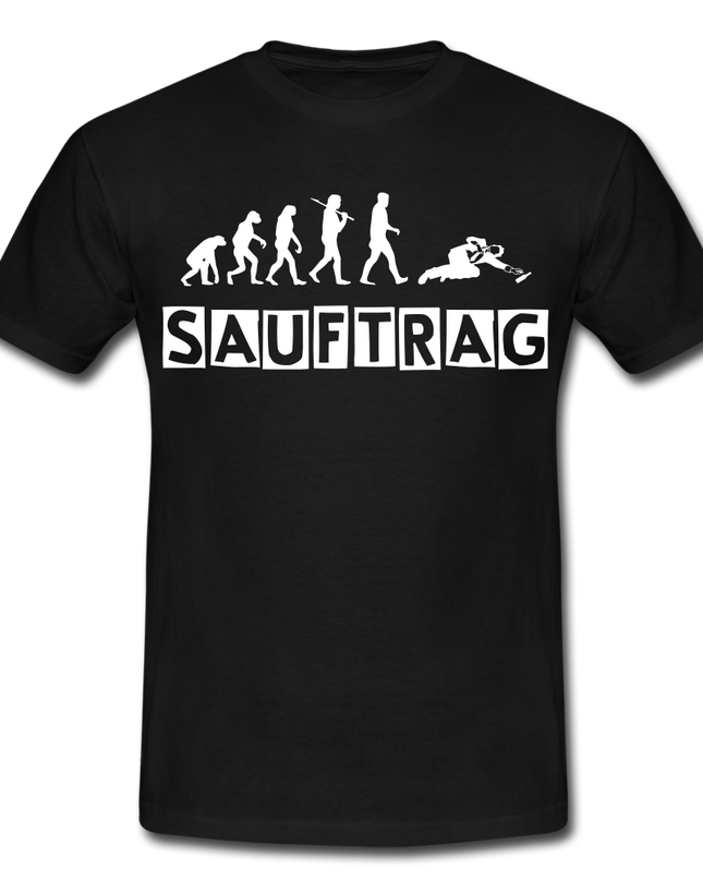 Das EvolutionSauftrag T-Shirt - Schwarz