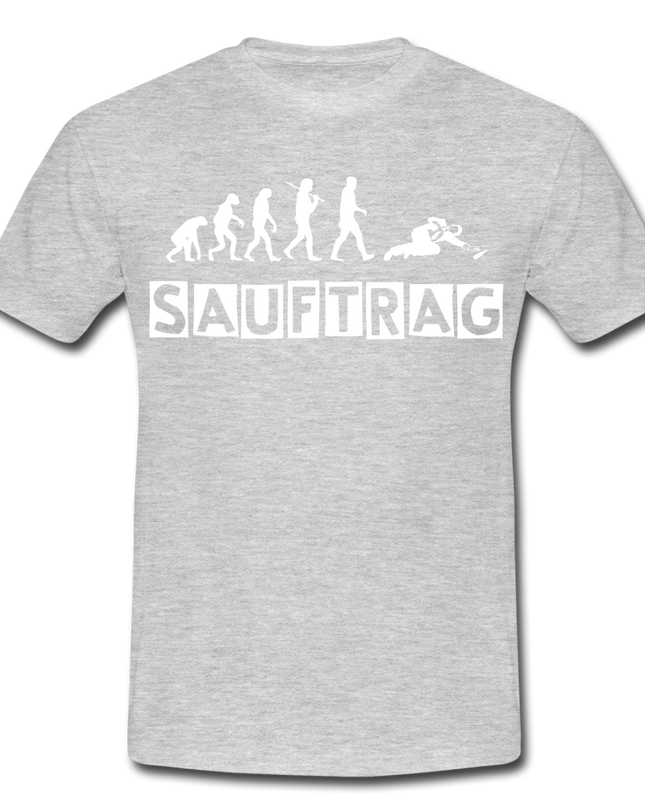 Das EvolutionSauftrag T-Shirt - Grau meliert