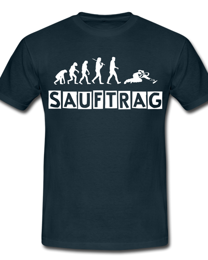 Das EvolutionSauftrag T-Shirt - Navy