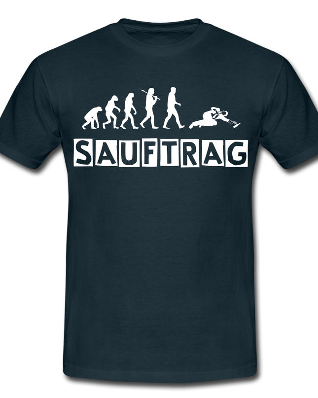 Das EvolutionSauftrag T-Shirt - Navy