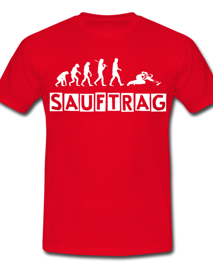 Das EvolutionSauftrag T-Shirt - Rot