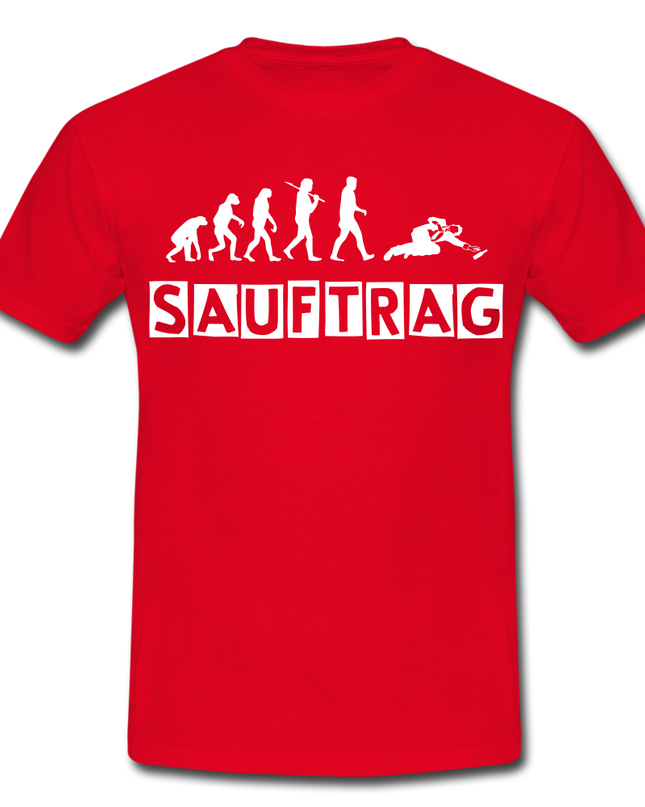 Das EvolutionSauftrag T-Shirt - Rot