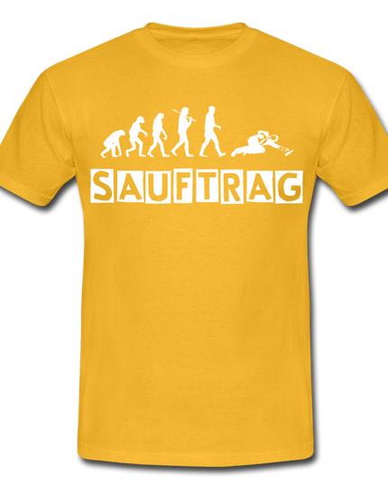 Das EvolutionSauftrag T-Shirt - Gelb