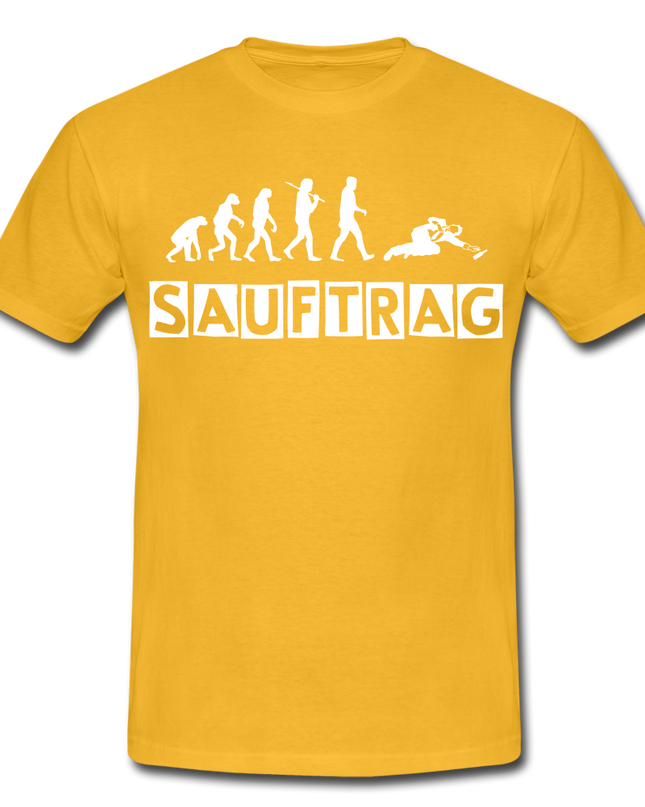 Das EvolutionSauftrag T-Shirt - Gelb