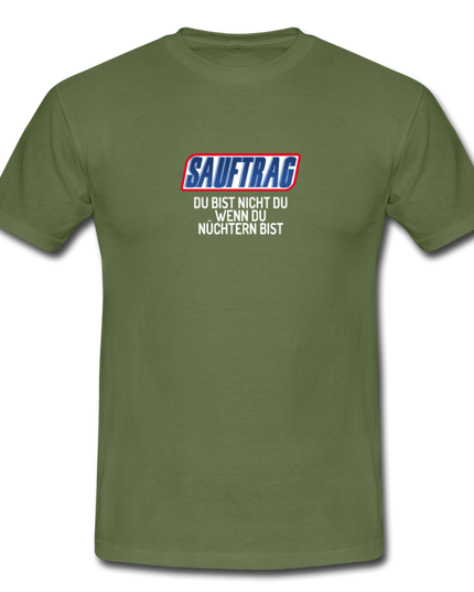 Sauftrag - du bist nicht du - military green