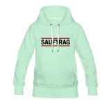 SAUFTRAG Premium Hoodie Frauen - helles Mintgrün