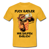 Fuck Radler T-Shirt - Gelb