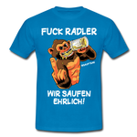 FUCK RADLER T-Shirt - Royalblau