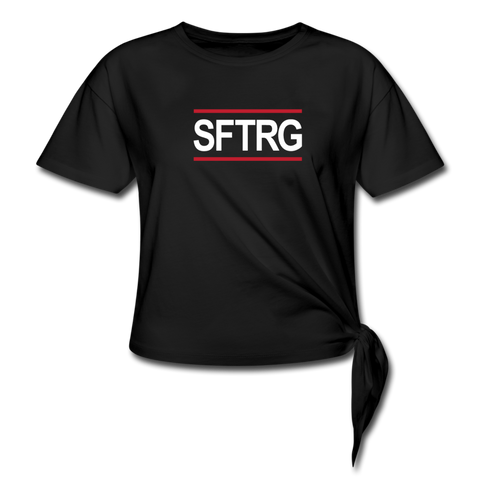 #SFTRG Knotenshirt - Schwarz