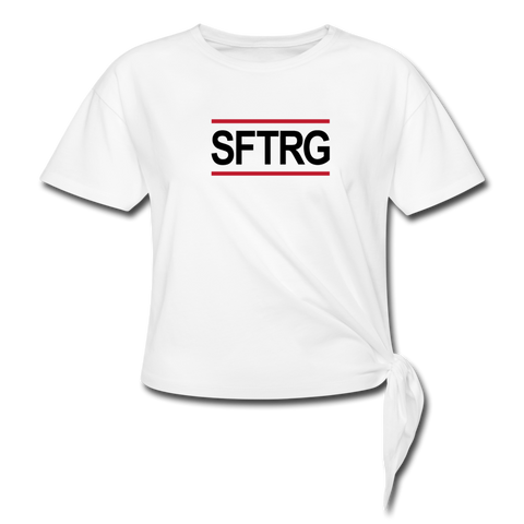 #SFTRG Knotenshirt - Weiß