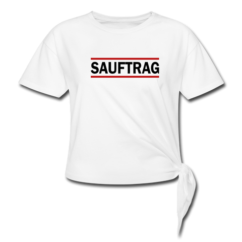 #SFTRG Knotenshirt - Weiß