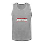 SAUFTRAG Tank Top dunkel - Grau meliert