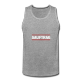 SAUFTRAG Tank Top dunkel - Grau meliert