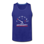 "TOTAL UNTERHOPFT" Tank Top - Königsblau