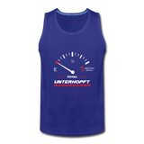 "TOTAL UNTERHOPFT" Tank Top - Königsblau