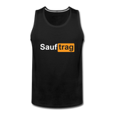 "Sauftrag" Tank Top - Schwarz