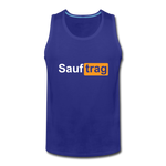 "Sauftrag" Tank Top - Königsblau