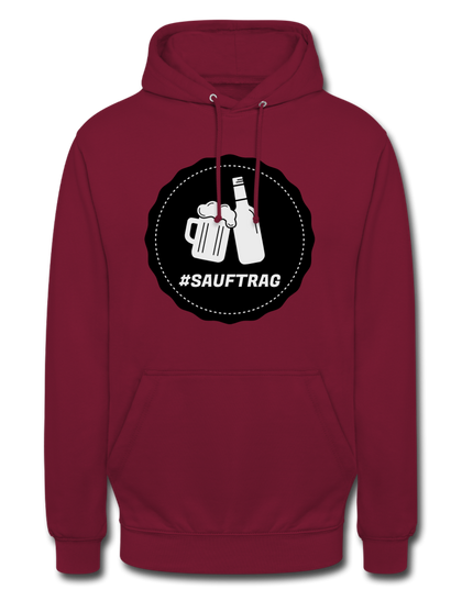 Sauftrag Klassik Premium Hoodie - Bordeaux