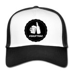 Sauftrag Klassik Trucker Cap - Weiß/Schwarz