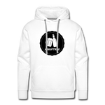 Sauftrag Klassik Premium Hoodie - Druck beidseitig - Weiß