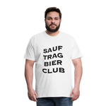 Sauftrag Bierclub Premium T-Shirt - white