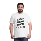 Sauftrag Bierclub Premium T-Shirt - white