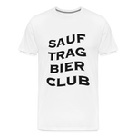 Sauftrag Bierclub Premium T-Shirt - white