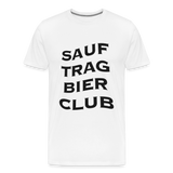 Sauftrag Bierclub Premium T-Shirt - white