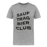 Sauftrag Bierclub Premium T-Shirt - heather grey