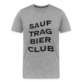 Sauftrag Bierclub Premium T-Shirt - heather grey