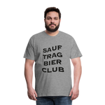 Sauftrag Bierclub Premium T-Shirt - heather grey