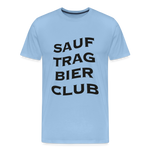 Sauftrag Bierclub Premium T-Shirt - sky