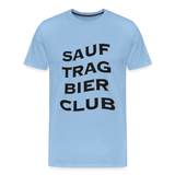 Sauftrag Bierclub Premium T-Shirt - sky