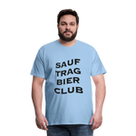 Sauftrag Bierclub Premium T-Shirt - sky