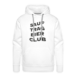 Sauftrag Bierclub Premium Hoodie - white