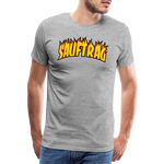 Sauftrag Flames Premium T-Shirt - heather grey