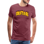 Sauftrag Flames Premium T-Shirt - heather burgundy