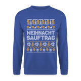 Weihnachtsauftrag Pulli - royal blue